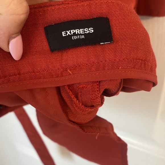 Express Editor Mid Rise Linen Blend - Picture 4 of 6